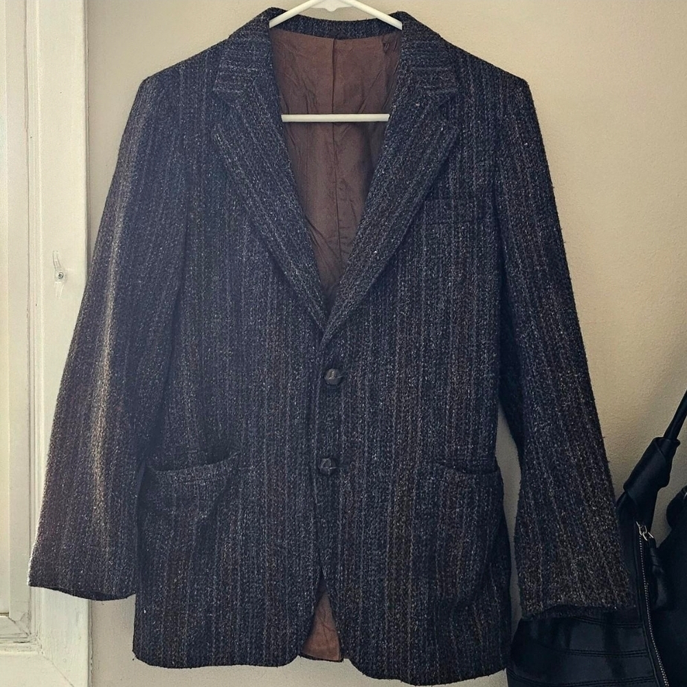 YSL Brown Tweed Blazer